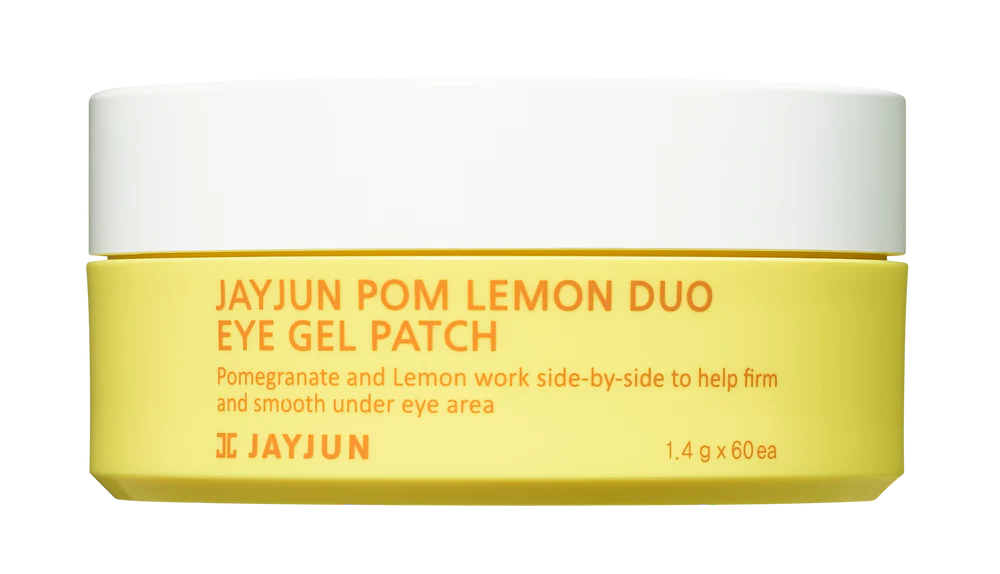JAYJUN pom lemon duo eye gel patch شرائح العين المزدوجة بالليمون والرمان