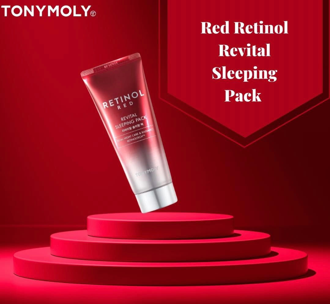 TONYMOLY Retinol Red Revital Sleeping Pack ماسك النوم بالريتنول