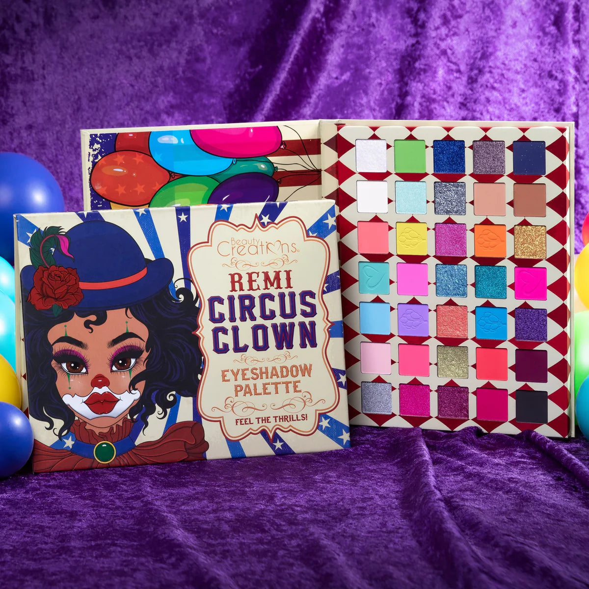 Beauty creations Remi Circus Clown eye Shadow palette