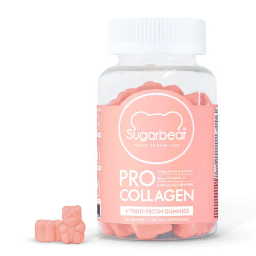 SUGARBEAR Vagrn Vitamin Care Pro Collagen Fruit Pectin Gummies 60 Gummies Dietary supplement