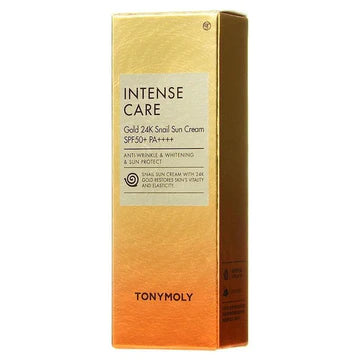 TONYMOLY Intense Care Gold 24k Snail Sun Cream واقي شمس