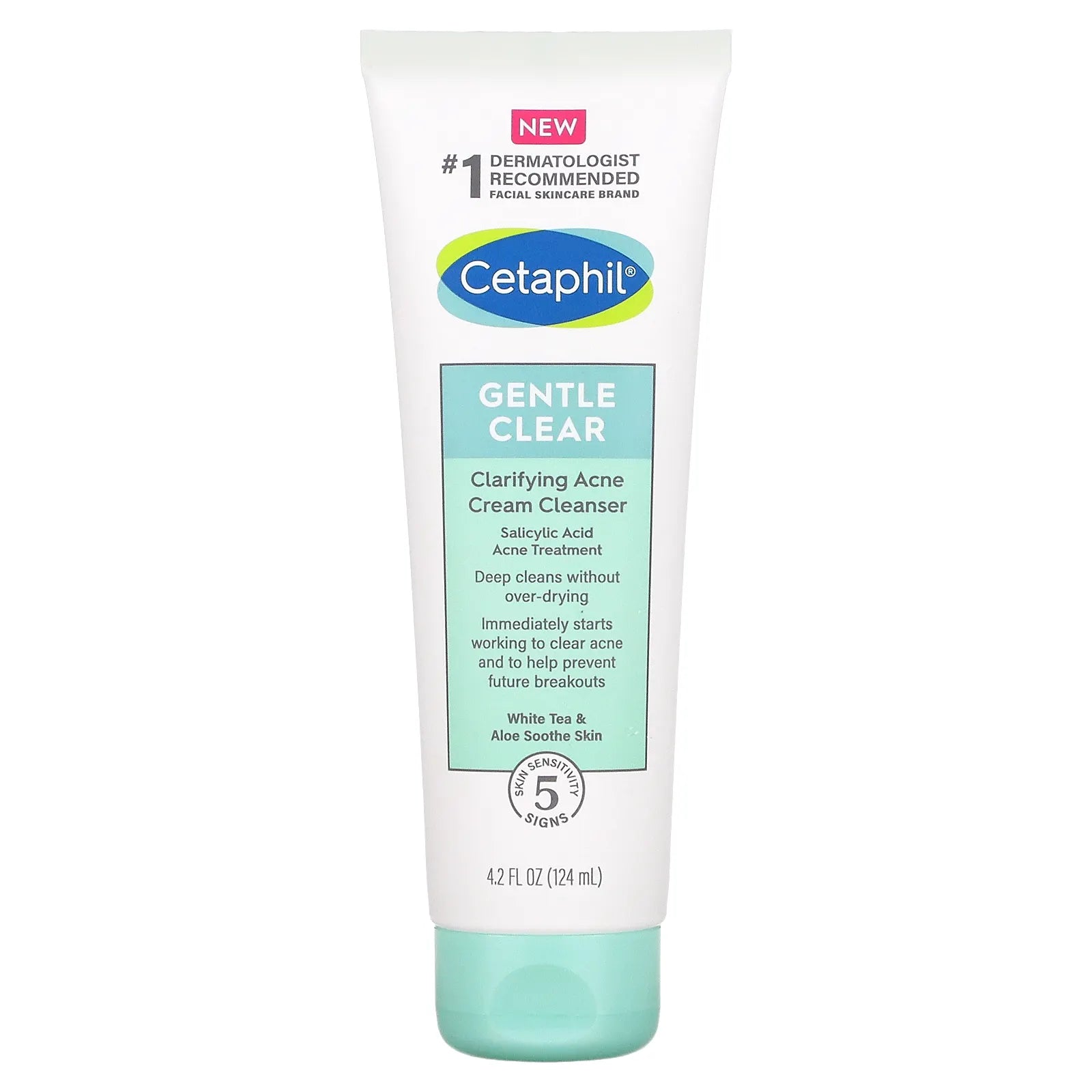 CETAPHIL Gentle Clear Clarifying Acne Cream Cleanser Salicylic Acid Acne Treatment