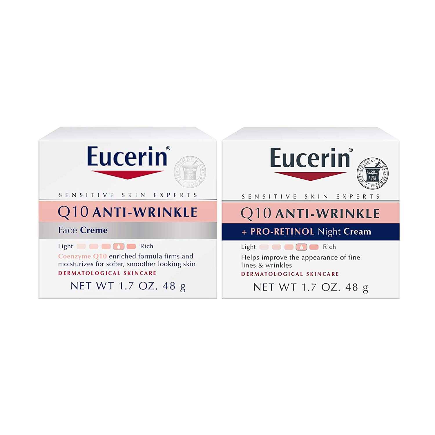 EUCERIN Kit Q10 Anti Wrinkle + PRO Retinol Night Cream with Q10 Anti Wrinkle + Face Cream
