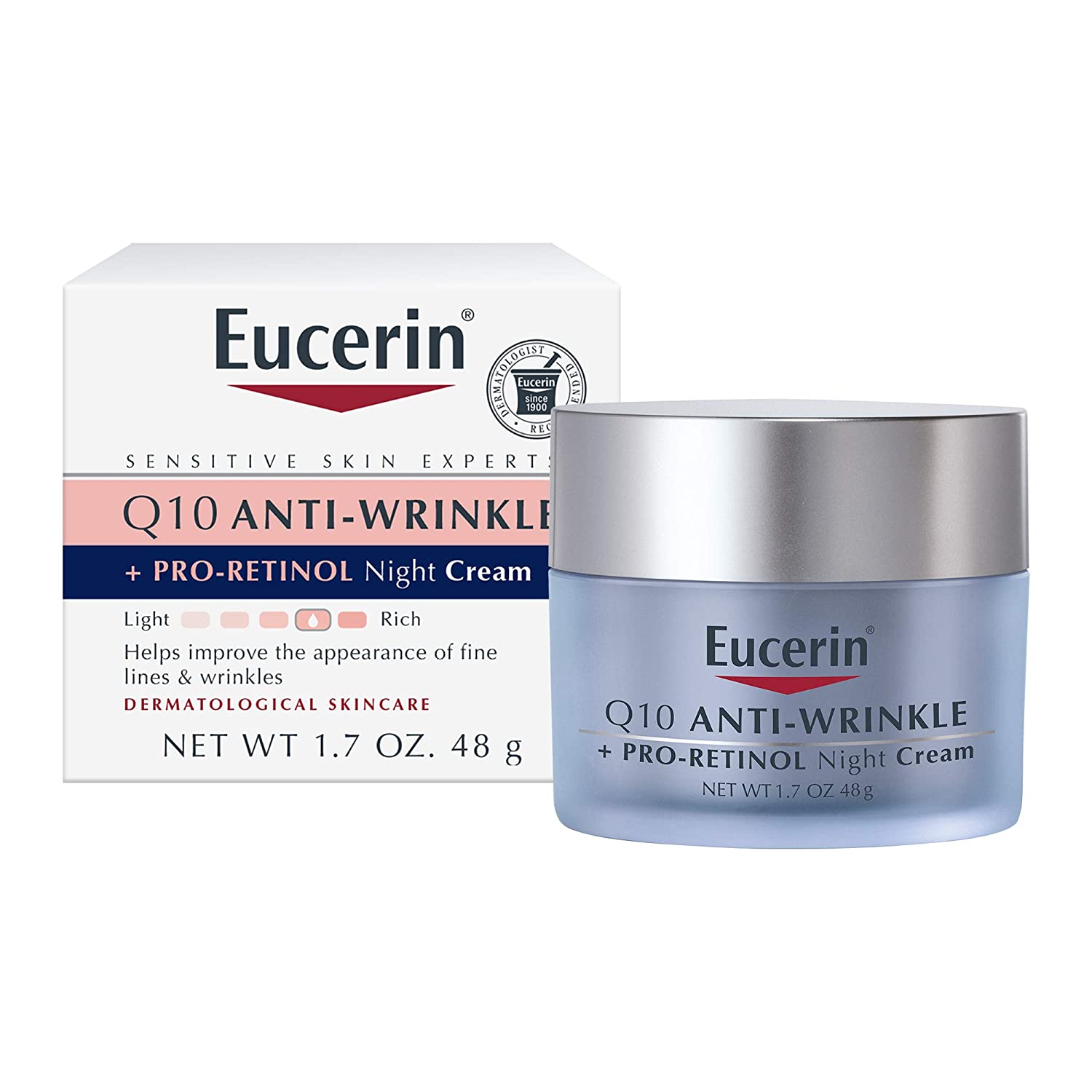 EUCERIN Kit Q10 Anti Wrinkle + PRO Retinol Night Cream with Q10 Anti Wrinkle + Face Cream