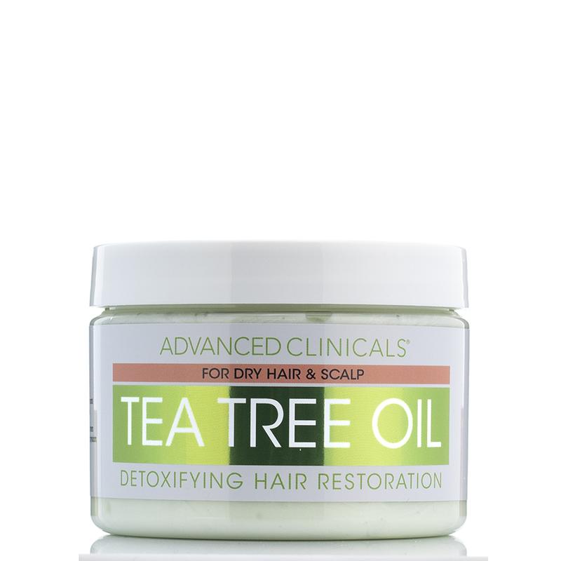 ADVANCED CLINICALS Deep Recovery & Restore Tee Tree Oil Detoxing Hair Mask ماسك الشعر بزيت شجرة الشاي