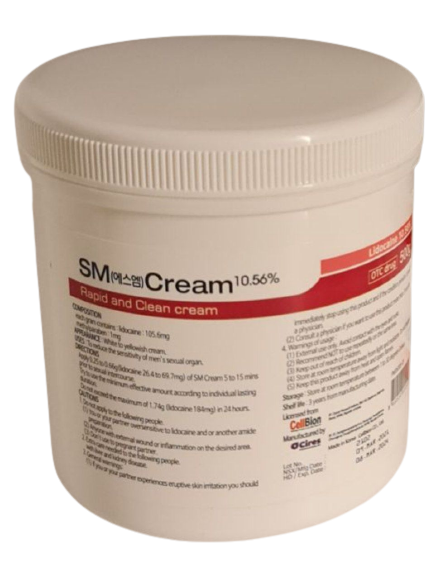 SM Cream 10.56% Rapid And Clean Cream كريم التخدير الموضعي