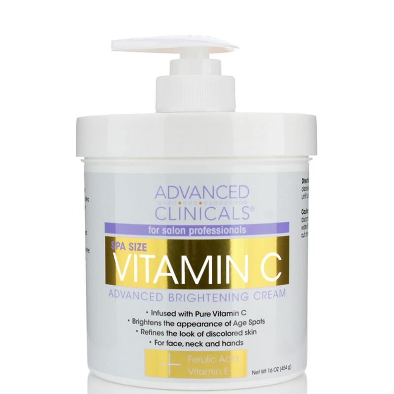 ADVANCED CLINICALS For Salon Professionals Vitamin C Advanced Brightening Cream مرطب الفيتامين سي من ادفانسد كلينيكالز