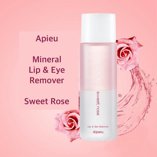 A'PIEU Mineral Sweet Rose Lip & Eye Remover مزيل المكياج