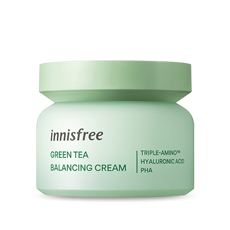 lNNISFREE Green Tea Balancing Cream EX كريم الشاي الاخضر للبشرة من انسفري