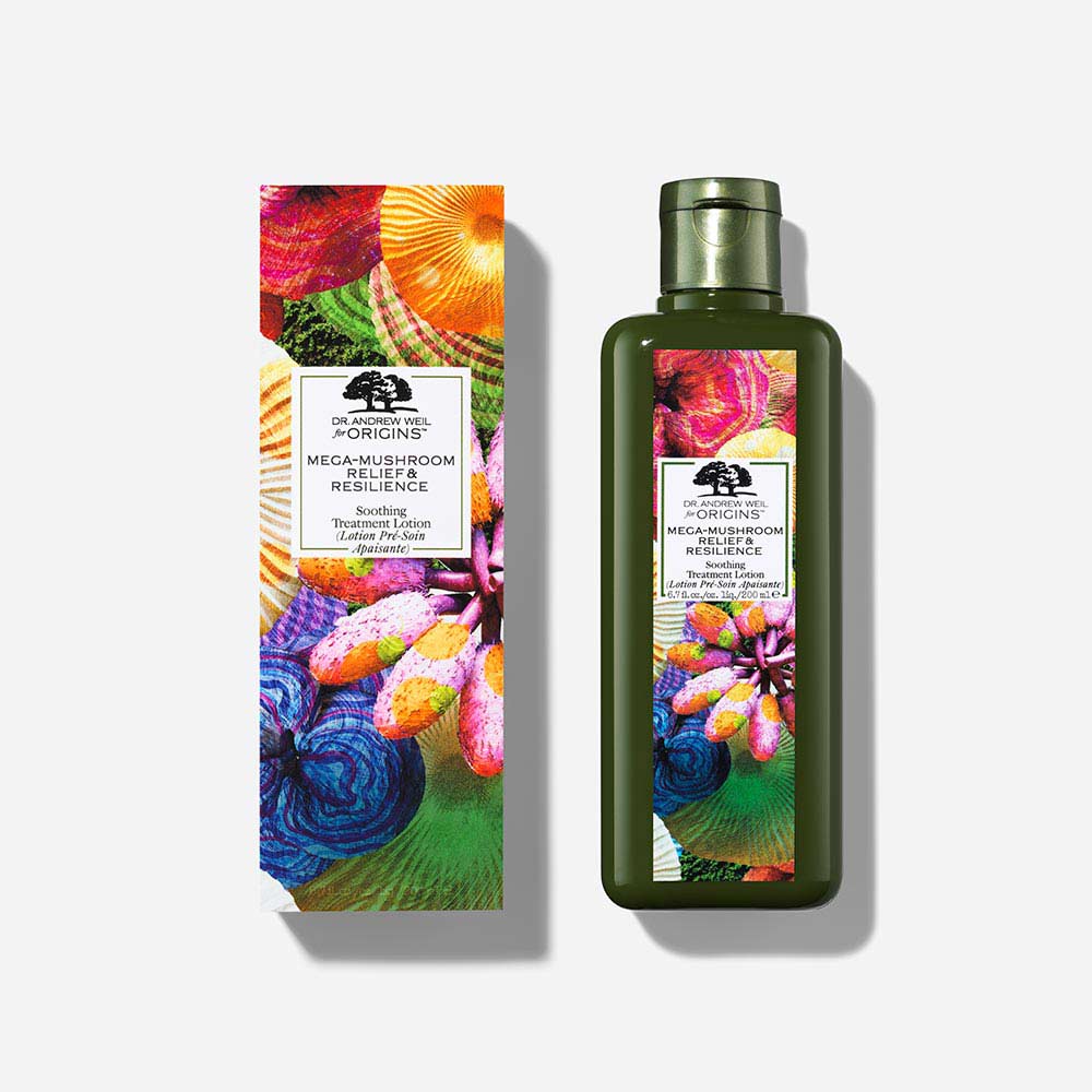 ORIGINS Dr Andrew Weil Mega Mushroom Relief And Resilince Smoothing Treatment Lotion تونر مائي من اورجنز