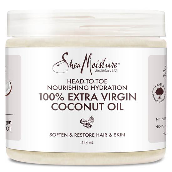 Shea Moisture HEAD-TO-TOE NOURISHING HYDRATION 100% Extra Virgin Coconut Oil زيت جوز الهند